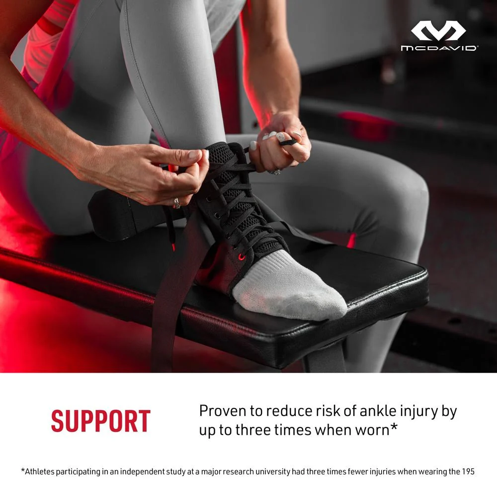 Lace-Up Ankle Support Brace With Straps [195] - Image 7