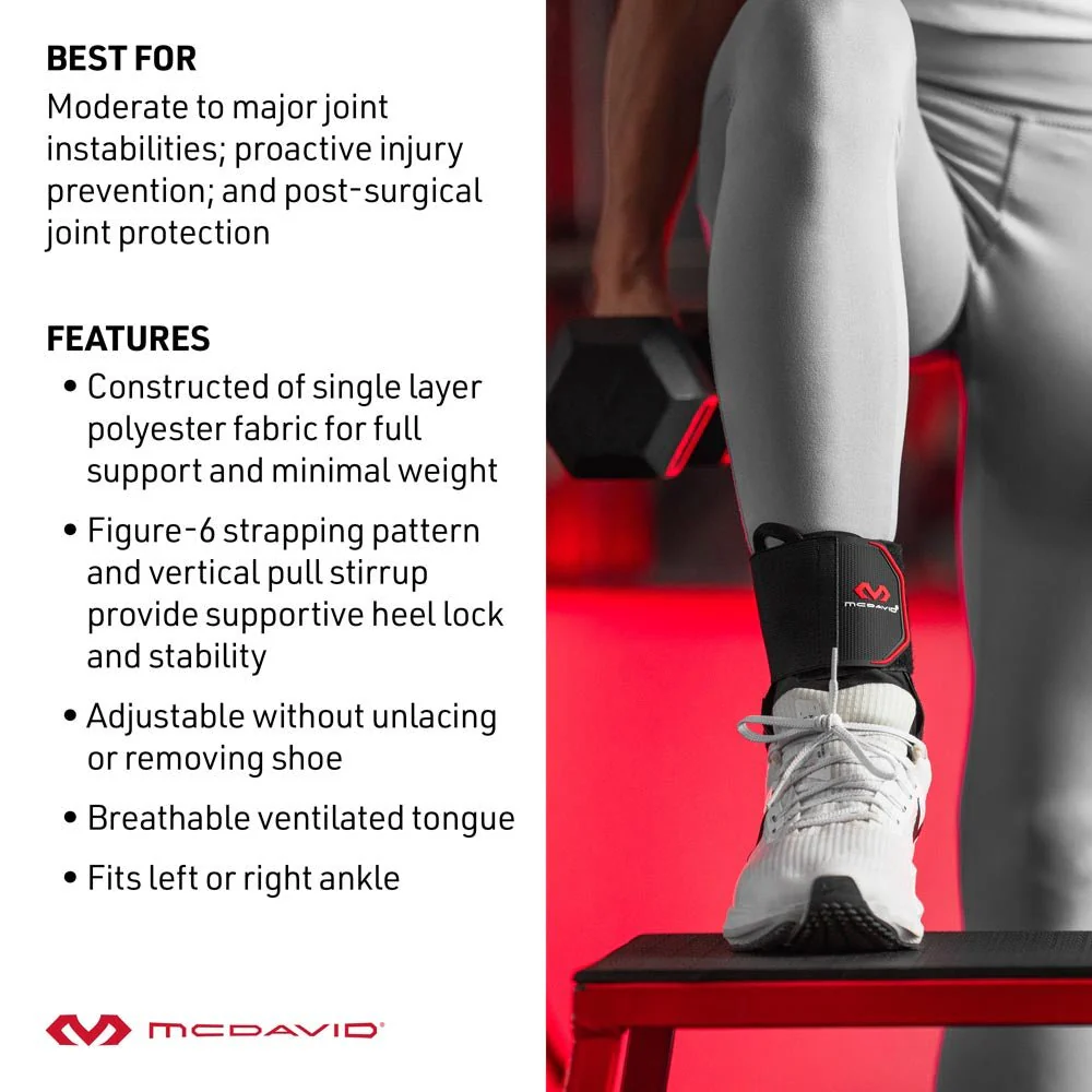 Lace-Up Ankle Support Brace With Straps [195] - Image 8