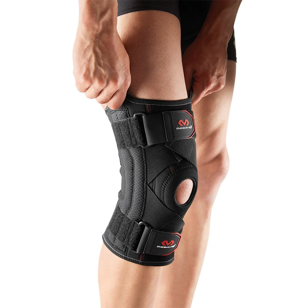 Knee Support Brace With Stays And Cross Straps [425] - Image 3
