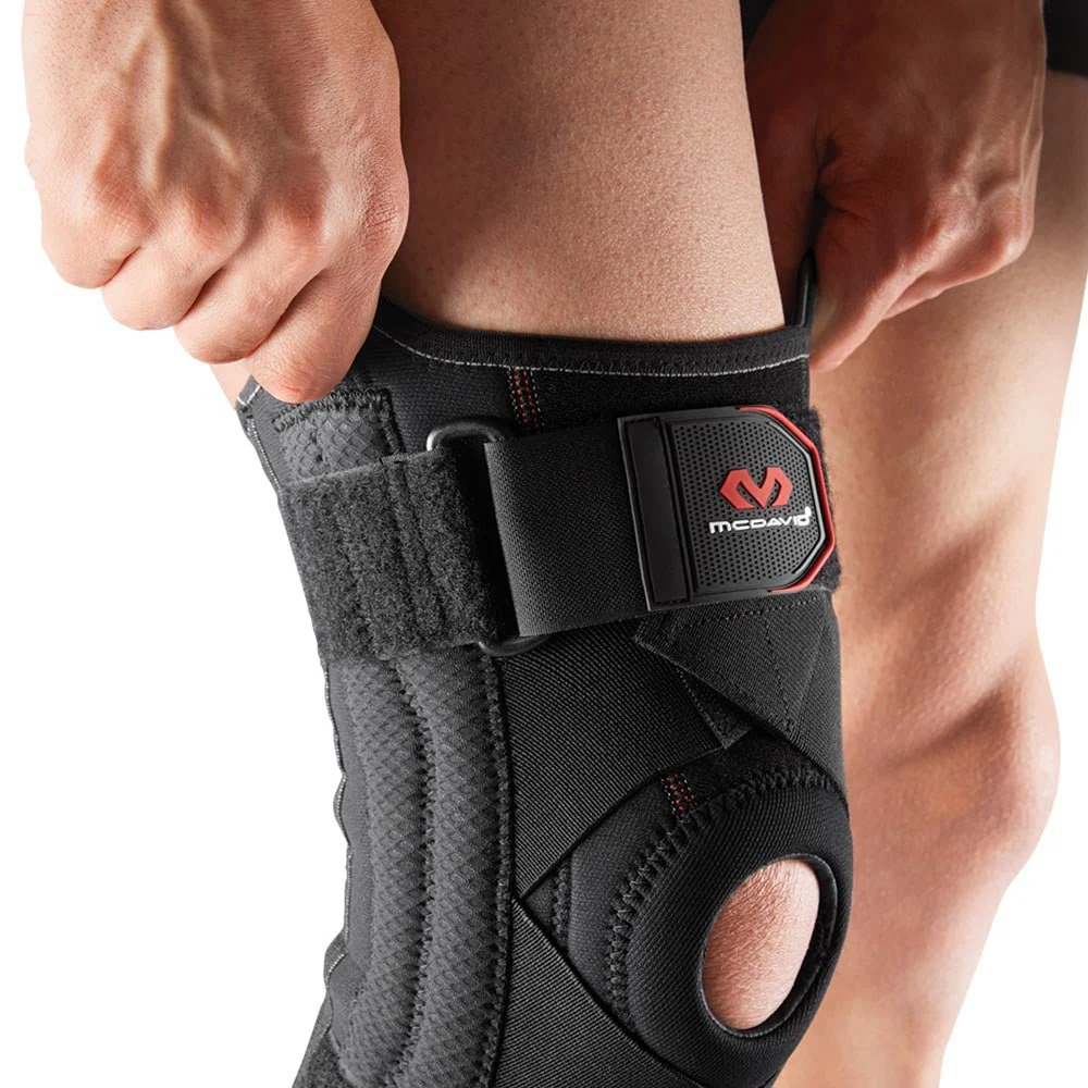 Knee Support Brace With Stays And Cross Straps [425] - Image 4