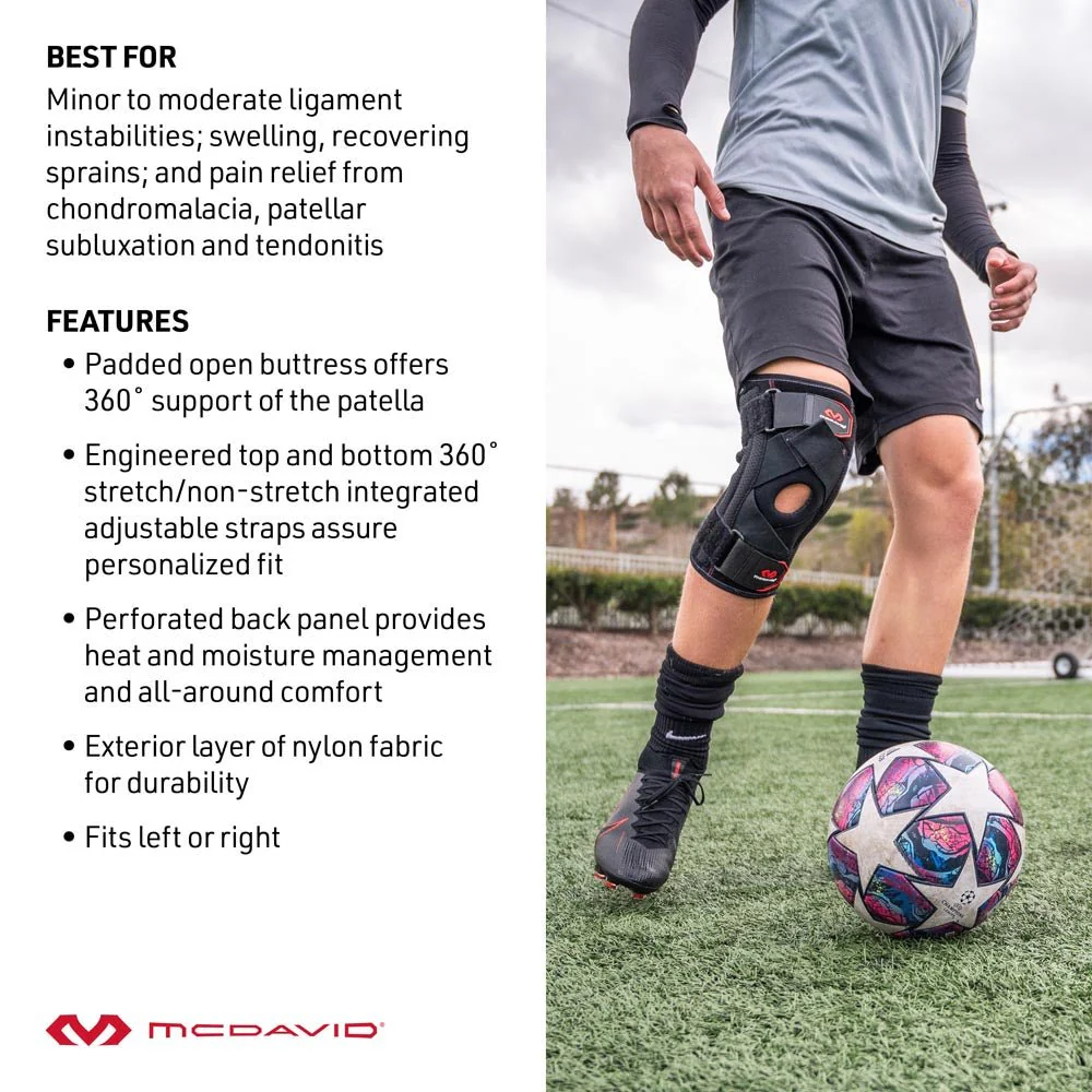 Knee Support Brace With Stays And Cross Straps [425] - Image 8